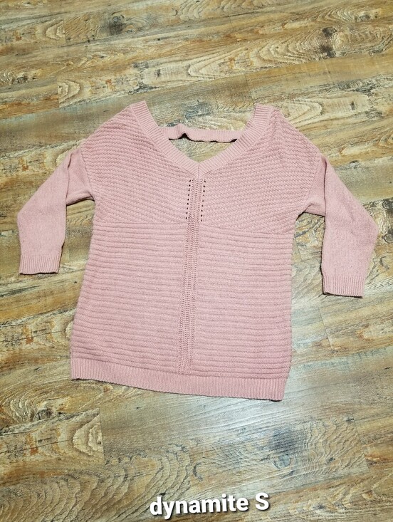 Dynamite Sweaters - Dynamite Blush Pink Knit Sweater Small Nwotags